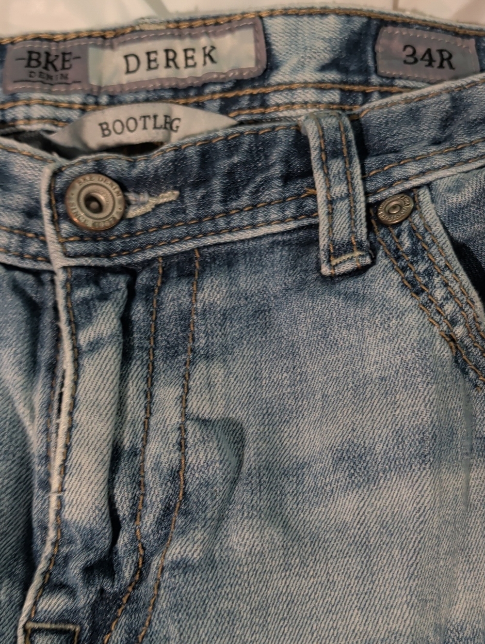 Luxe Light Blue Relaxed Men’s Jeans